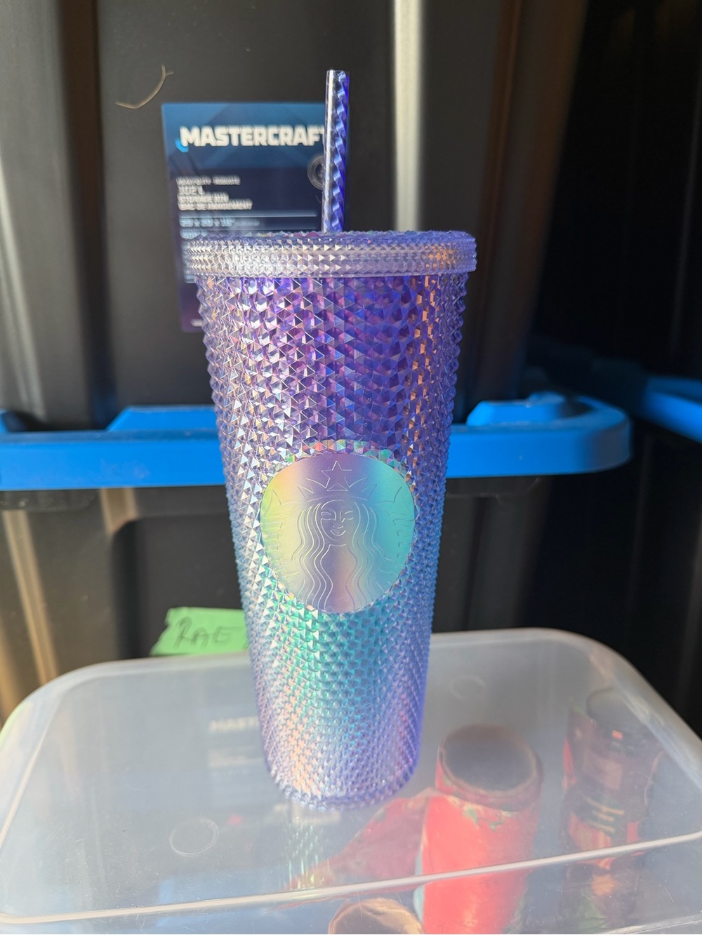 Purple and blue iridescent Starbucks, Venti Tumblr